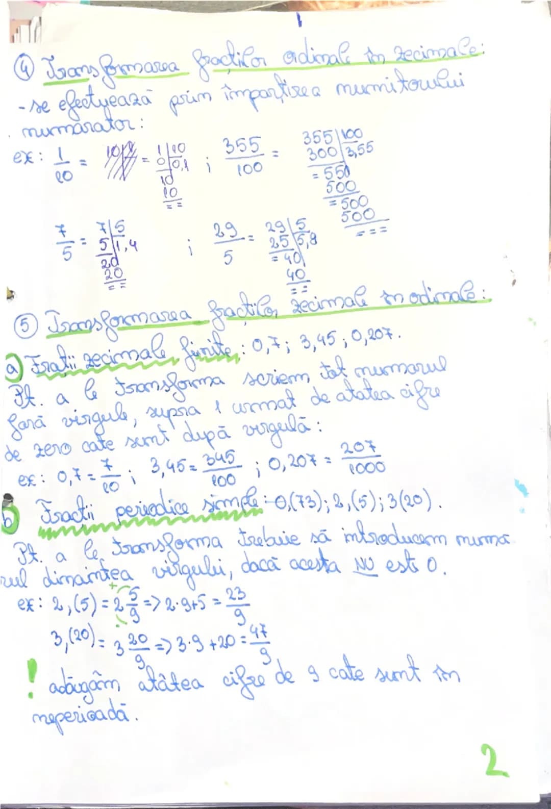 # Fractii

(1) a) Inmultirea
$\frac{a}{b} \cdot \frac{c}{d} = \frac{a \cdot c}{b \cdot d}$
ex: $\frac{2}{7} \cdot \frac{8}{5} = \frac{2 \cdo