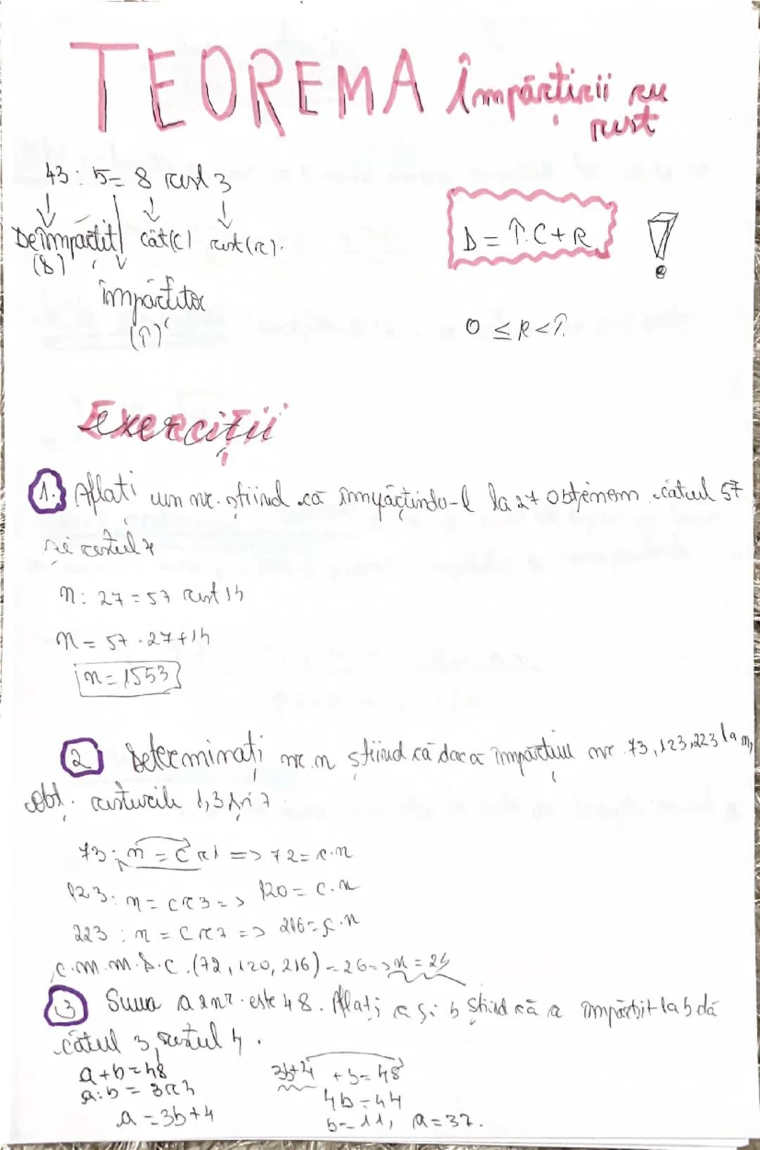 # Asemănarea triunghiurilor
Teorema lui Thales.

$MN \parallel BC \implies \frac{AM}{MB} = \frac{AN}{NC}$

# Triunghiuri asemenea
$\triangle