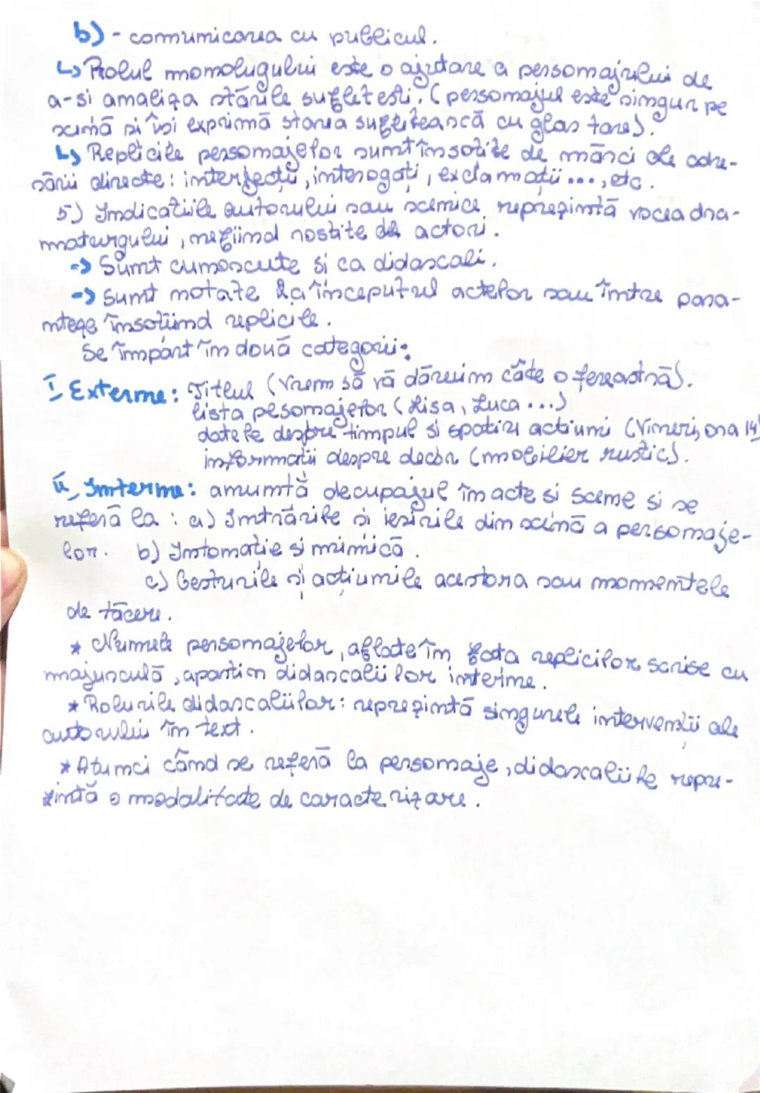 ~Textul Dramatic ~
- Trăsătuú -

→ Este cumascut sub denumirea de piesă de teatru.
-→ente scris cu xopul de a fi prezentat pe samo.

Trăsătu