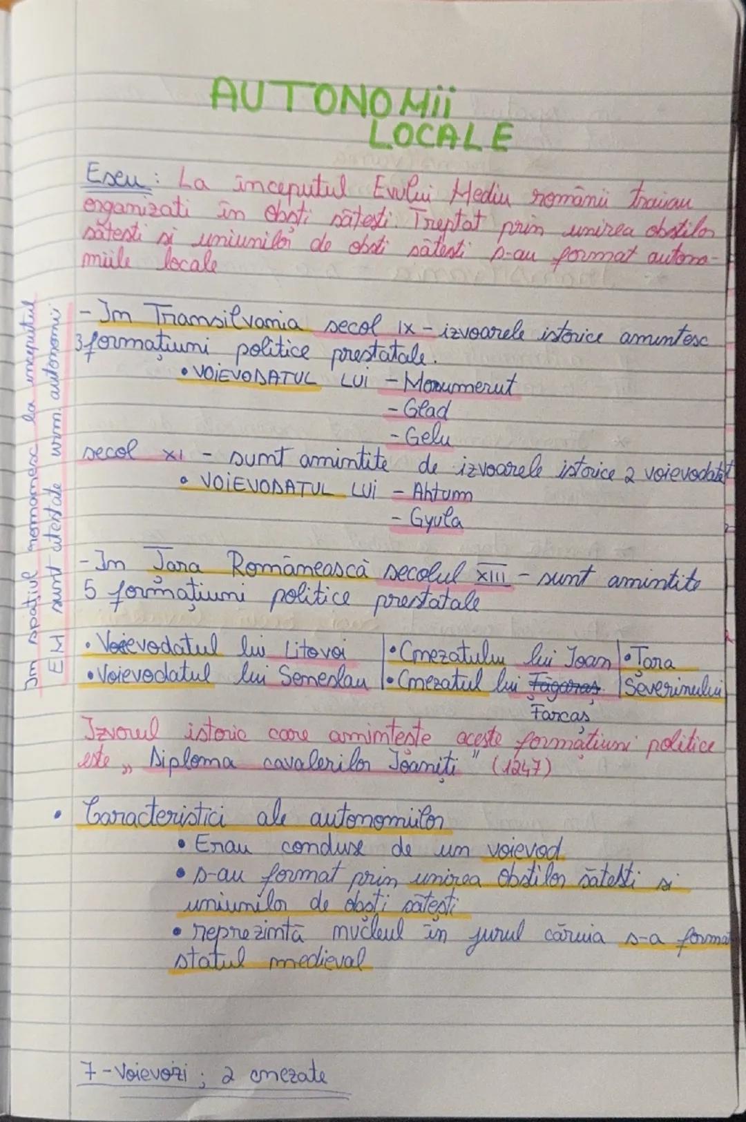 --- OCR Start ---
Im spatiul romanesc la inceputul
EM sunt citestate wrom autonomi
AUTONOMII
LOCALE
Eseu La începutul Evului Mediu români tr