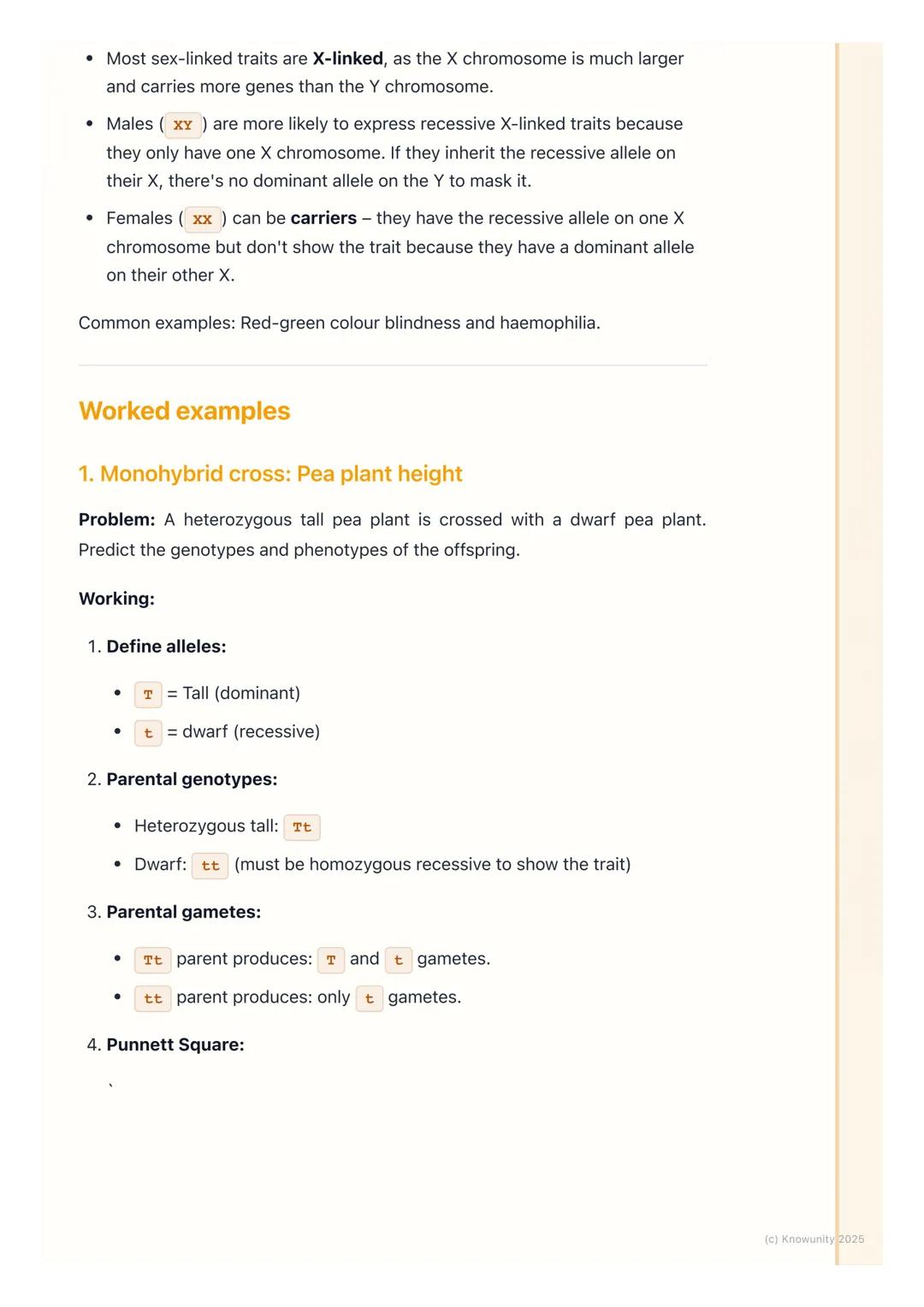 # Mendelian Genetics

Introduction to Mendelian genetics

This whole area is based on the work of Gregor Mendel, an Austrian monk who
studie