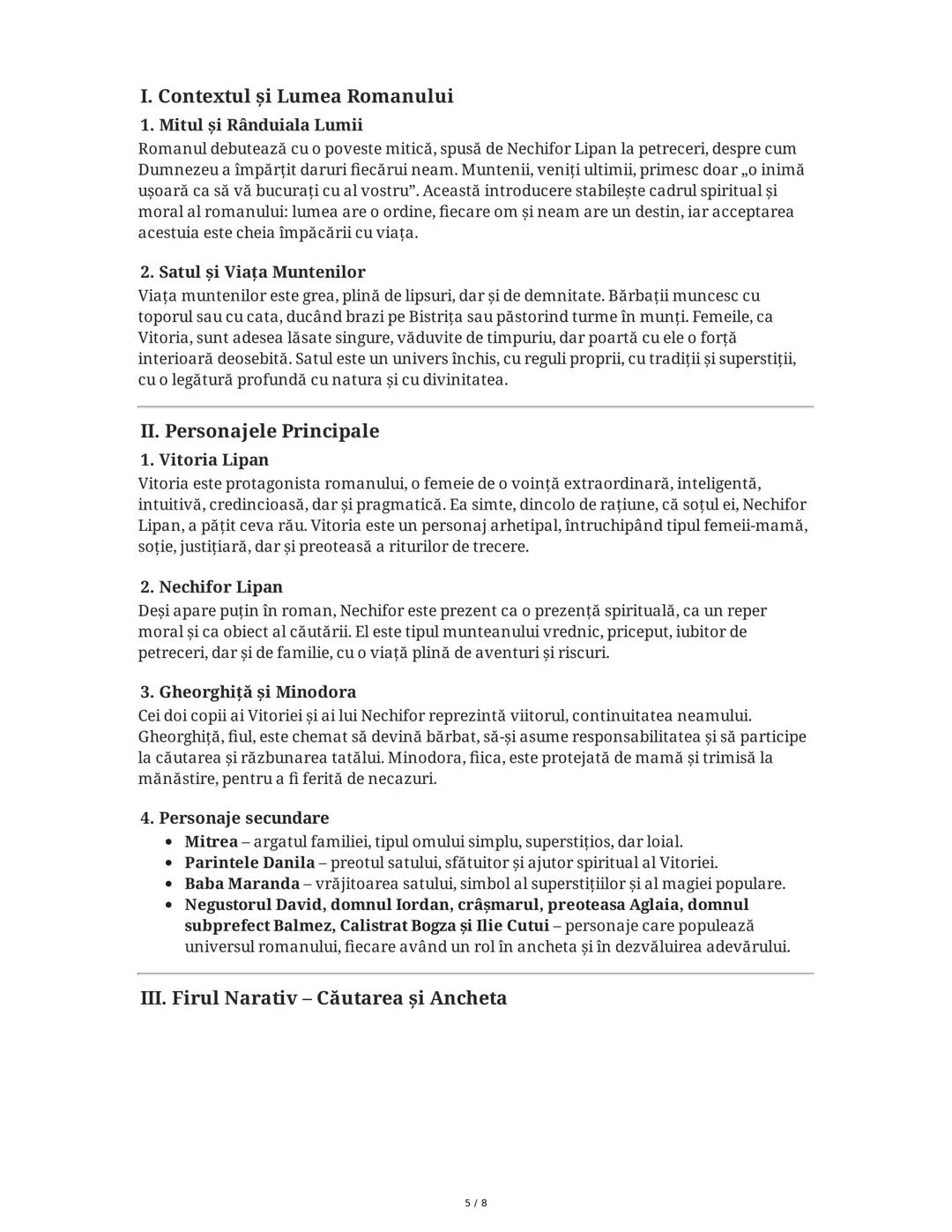 ## Baltagul de Mihail Sadoveanu - Rezumat Extins și Analiză

### Introducere

Romanul „Baltagul” de Mihail Sadoveanu este una dintre cele ma