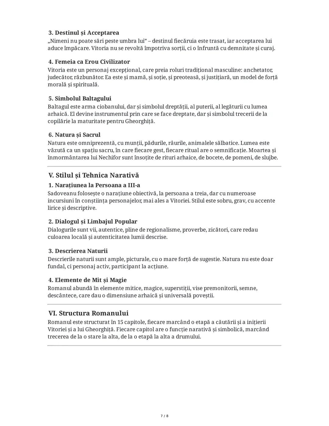 ## Baltagul de Mihail Sadoveanu - Rezumat Extins și Analiză

### Introducere

Romanul „Baltagul” de Mihail Sadoveanu este una dintre cele ma