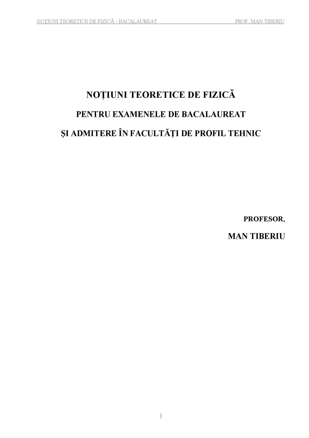 NOŢIUNI DE FIZICĂ 