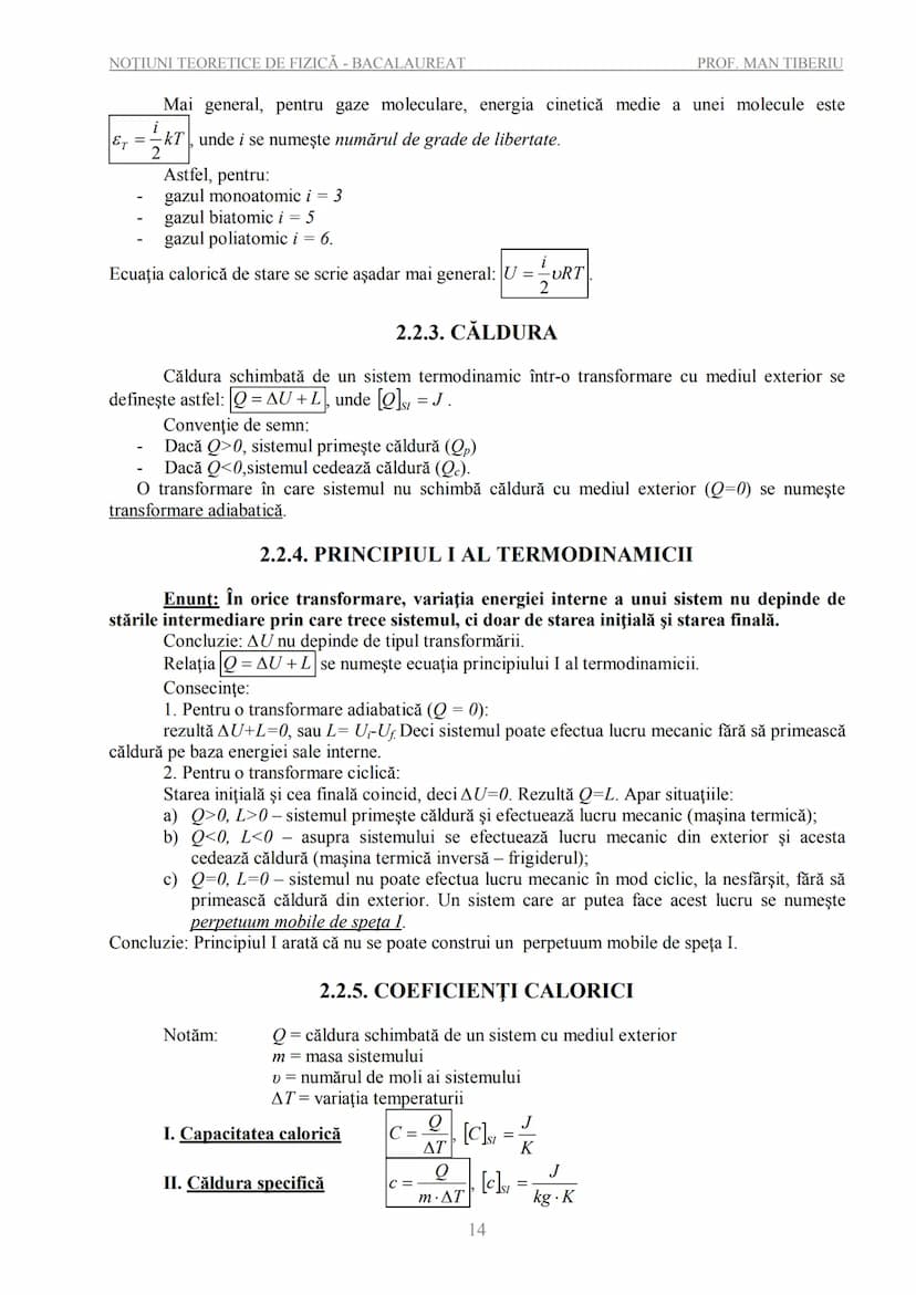--- OCR Start ---
NOTIUNI TEORETICE DE FIZICĂ - BACALAUREAT
PROF. MAN TIBERIU
NOȚIUNI TEORETICE DE FIZICĂ
PENTRU EXAMENELE DE BACALAUREAT
ȘI