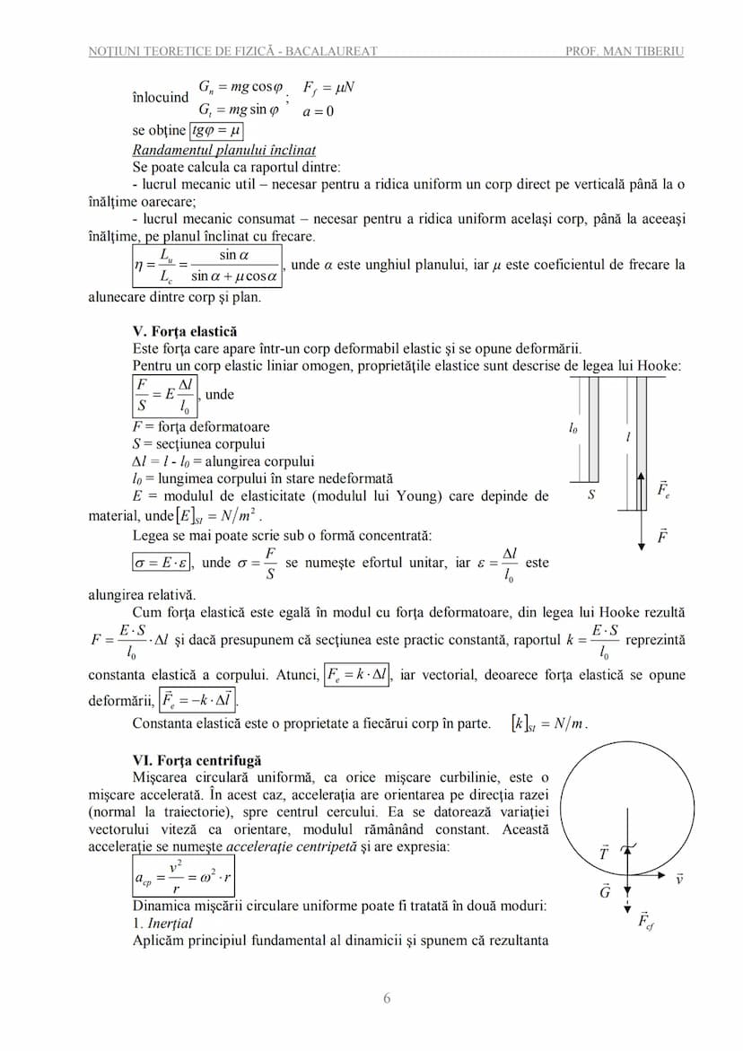 --- OCR Start ---
NOTIUNI TEORETICE DE FIZICĂ - BACALAUREAT
PROF. MAN TIBERIU
NOȚIUNI TEORETICE DE FIZICĂ
PENTRU EXAMENELE DE BACALAUREAT
ȘI
