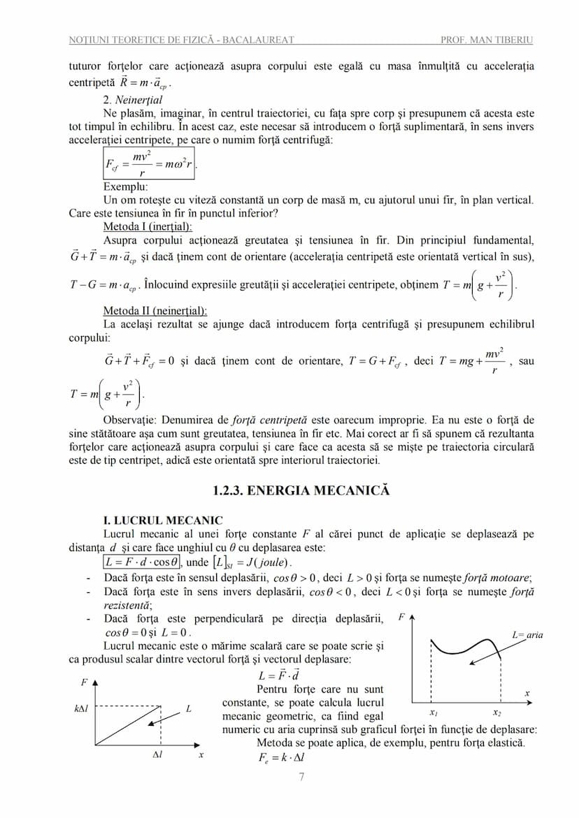 --- OCR Start ---
NOTIUNI TEORETICE DE FIZICĂ - BACALAUREAT
PROF. MAN TIBERIU
NOȚIUNI TEORETICE DE FIZICĂ
PENTRU EXAMENELE DE BACALAUREAT
ȘI