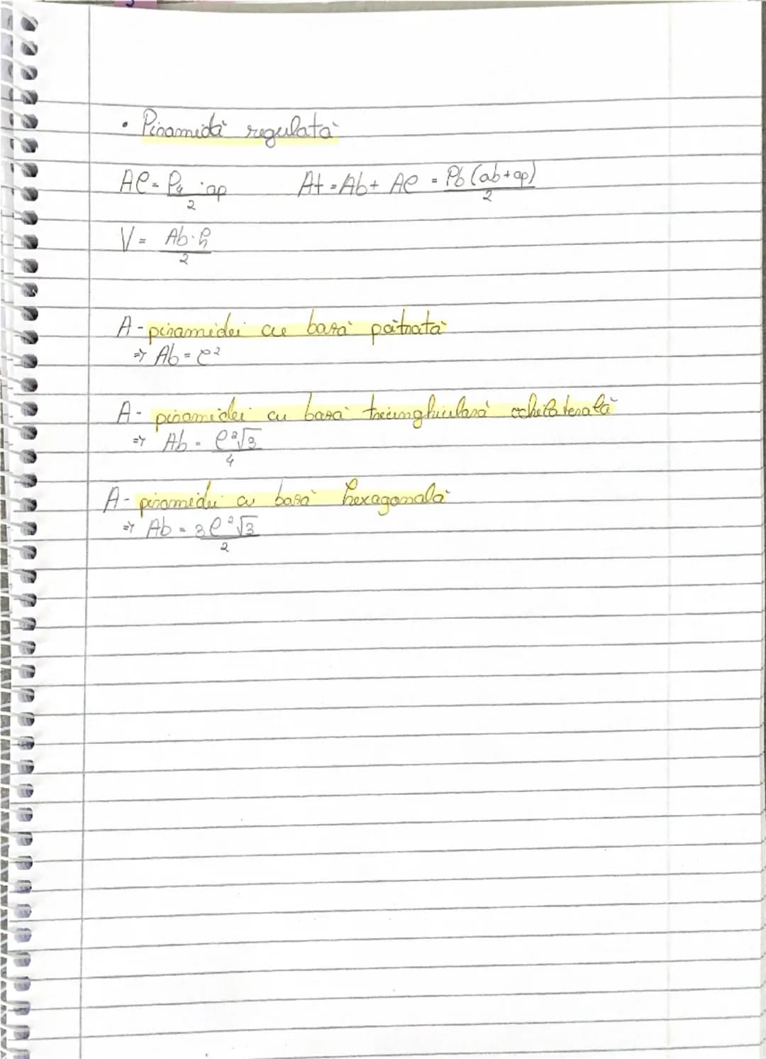 # Arii e perimetre

## Triunghi

$A = \frac{b \cdot h}{2}$  $A = \frac{b \cdot c \cdot sin u}{2}$

## Triunghi dreptunghic

$A = \frac{c_1 \