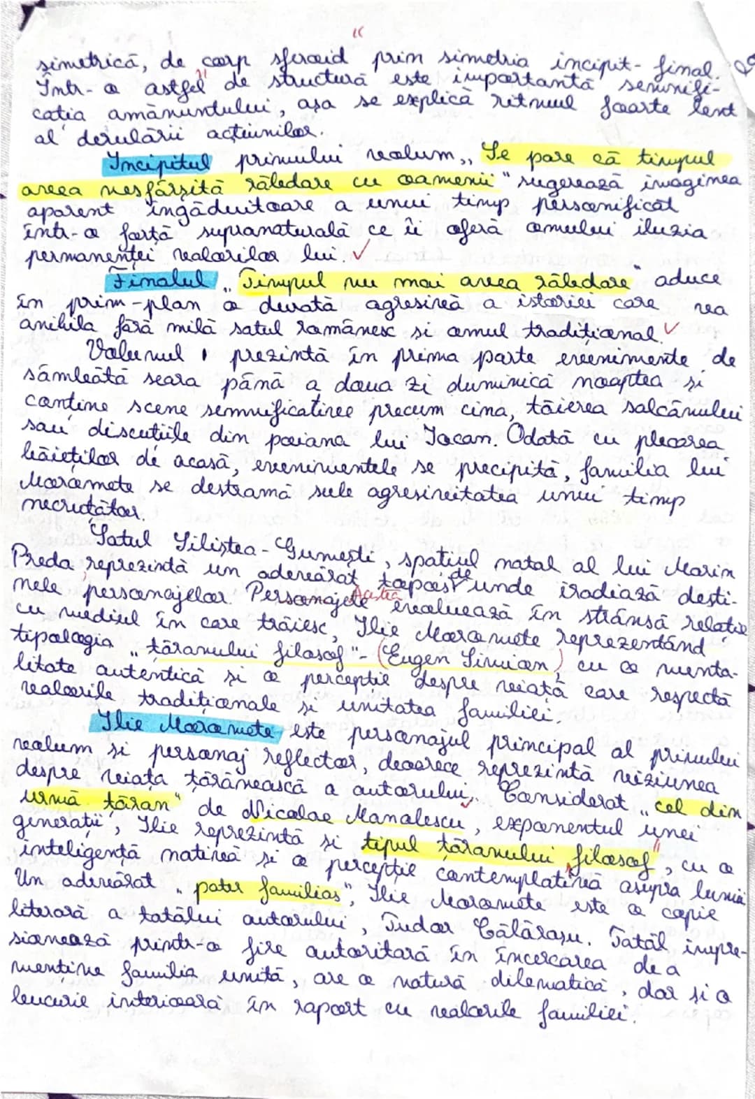 # Marometi

- raman pastlelic-

de Marin Preda

- roman realist- oleiectire-

PERSONAJE:

- Ilie Maromete un täran din satul Silistra - Gume