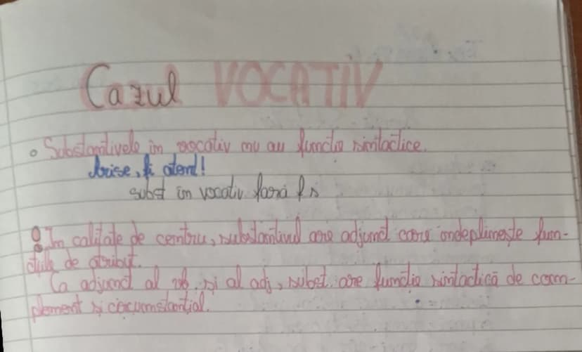 --- OCR Start ---
Cazul NOMINATIV
Subject: (cine?, ce?)
Elevi sunt atenți.
Nume predicativ:
El este elev.
Atribut substantival: (care?)
Oras