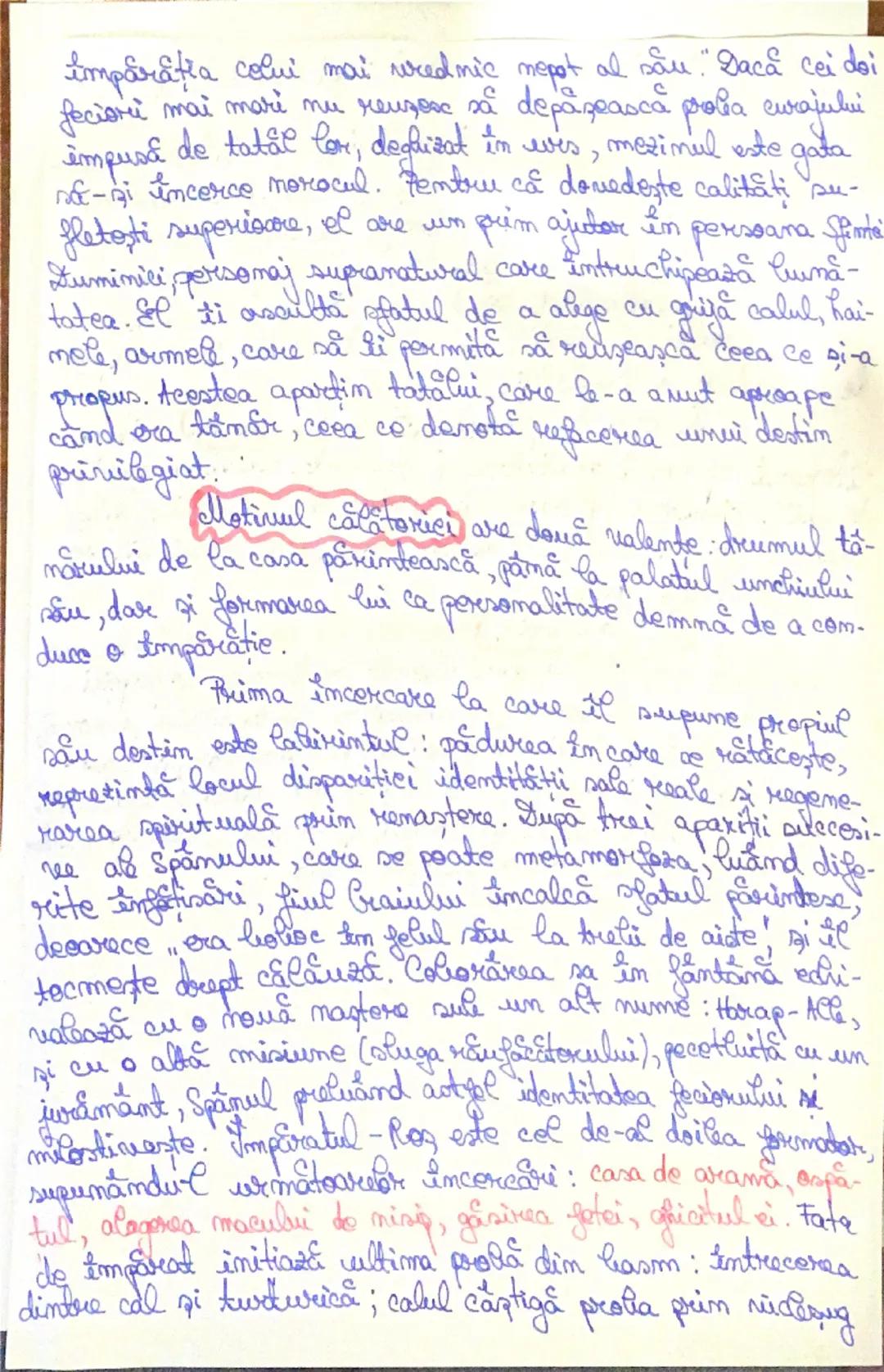 --- OCR Start ---
C
Poreestea lui Harap-Alle
0
Basmul cult este o specie a genului epic, în
preo-
za, de dimensiuni medii, cu personaje nume