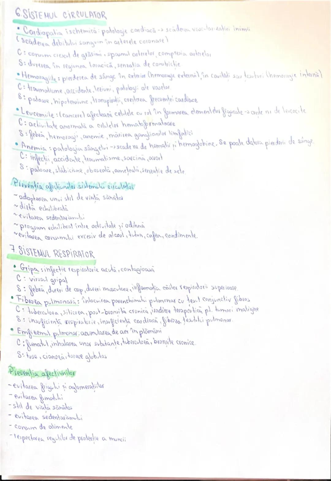 TOATE BOLILE
1. SISTEMUL NERVOS
- Meningita: inglamația meningelor cerebrale sou spinale)
C: infectii virale/bacteriene, traumatisme
S: dure