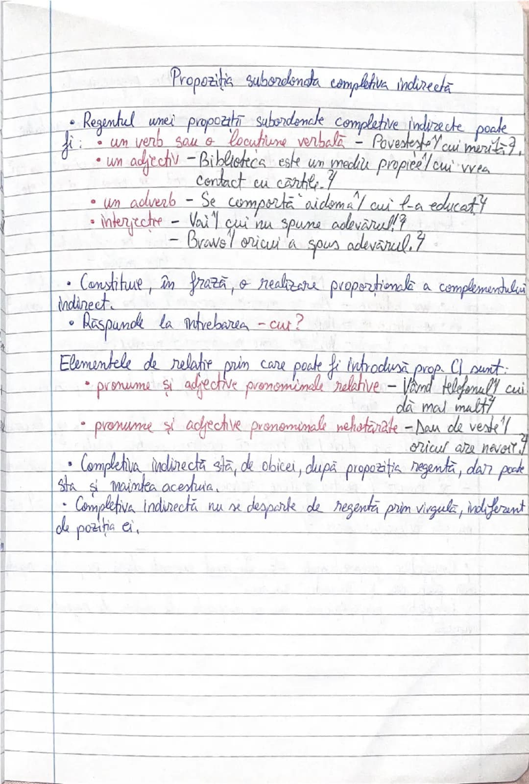 # Propoziția subordonată atributivă

- Constituie în frază o realizare propozițională a atributivului.

- Poate determina:
- un substantiv
-
