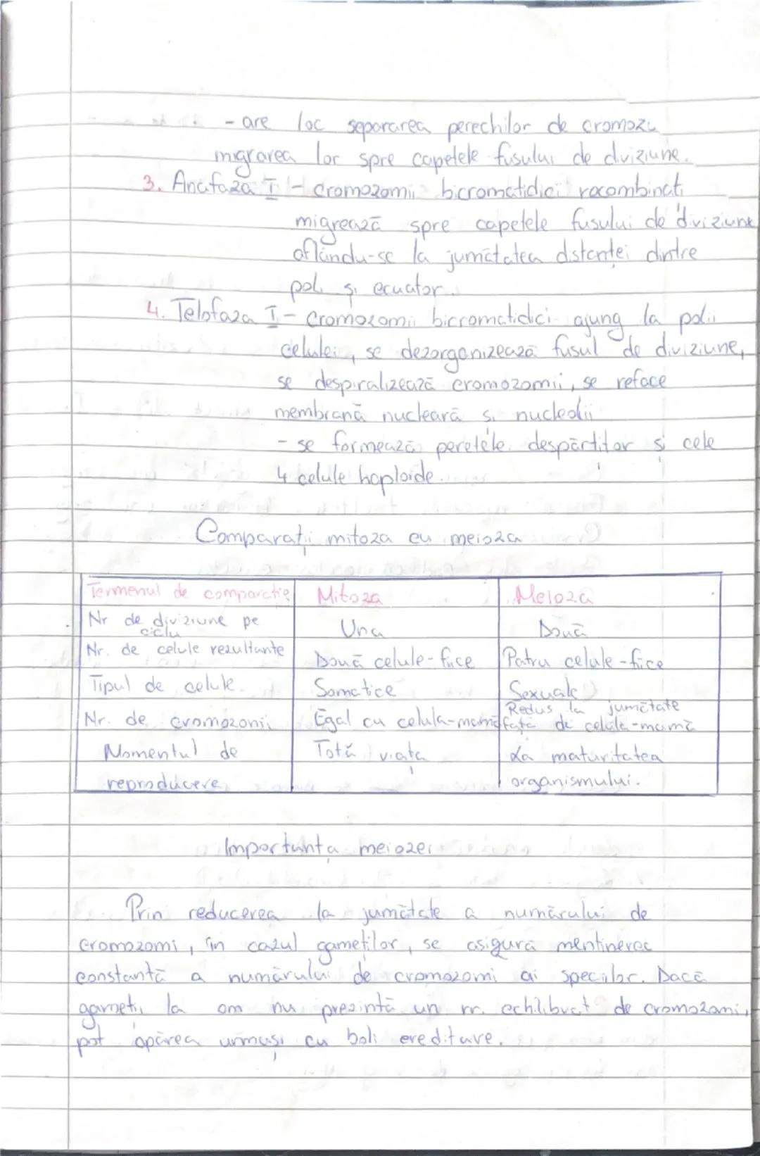 # 22. M. 2024

Diviziunea celulară

Def: Diviziunea celulară are loc când o celulă
ajunge la maturitate şi vrea do naştere la noi celule
la 