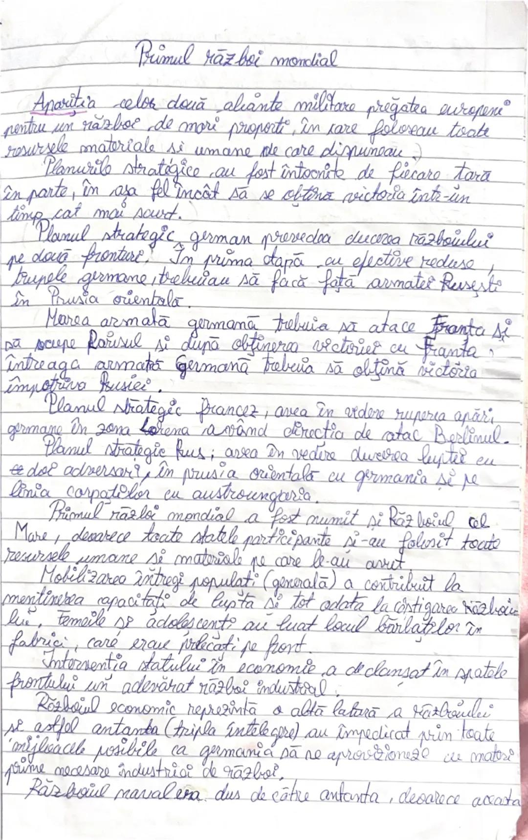 Primul război mondial