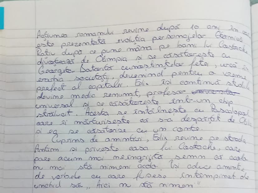 # ENIGMA OTILIER

George Calinescu.

Acţiunea romanului începe într-o seară de iuli
în jurul orei 22:00, anul 1909, atunci când
tânărul Feli