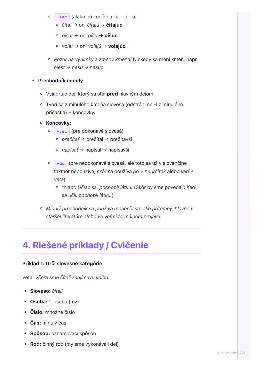 # Slovesá

## 1. Prehľad slovies

Slovesá sú veľmi dôležité slová v našom jazyku. Hovoríme im aj
plnovýznamové slovné druhy, lebo samy osebe