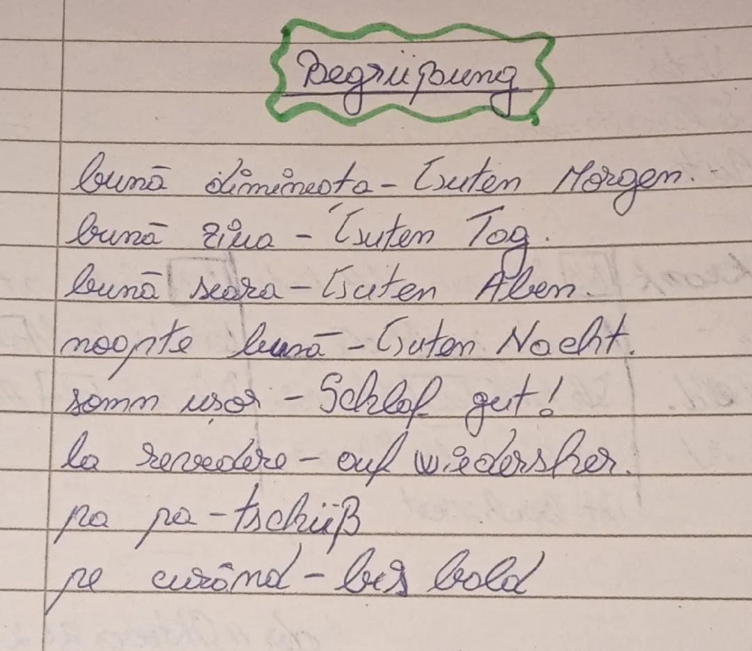 Verbe importante în limba germană