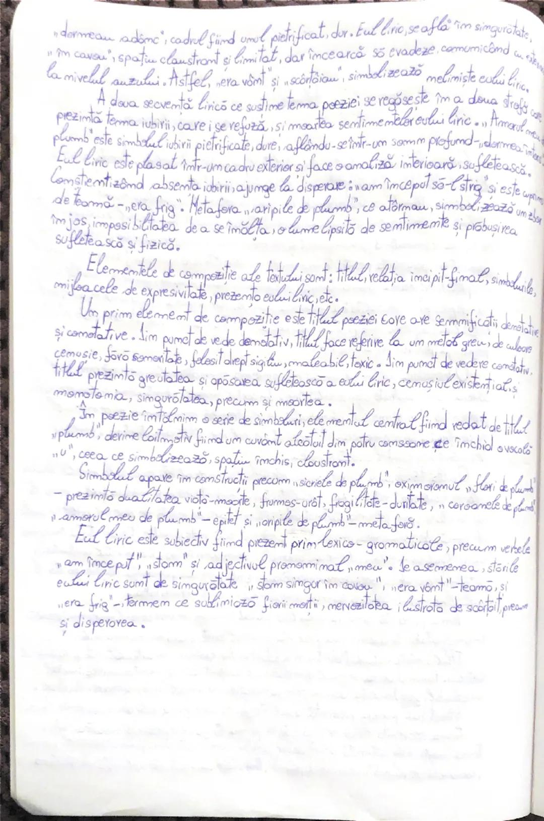 # Plumb

de George Bacovia

George Bacovia a fost poet simbolist al perioadei interbelice. Acesta a scris volumul "Plumb", "Scîntei galbene"