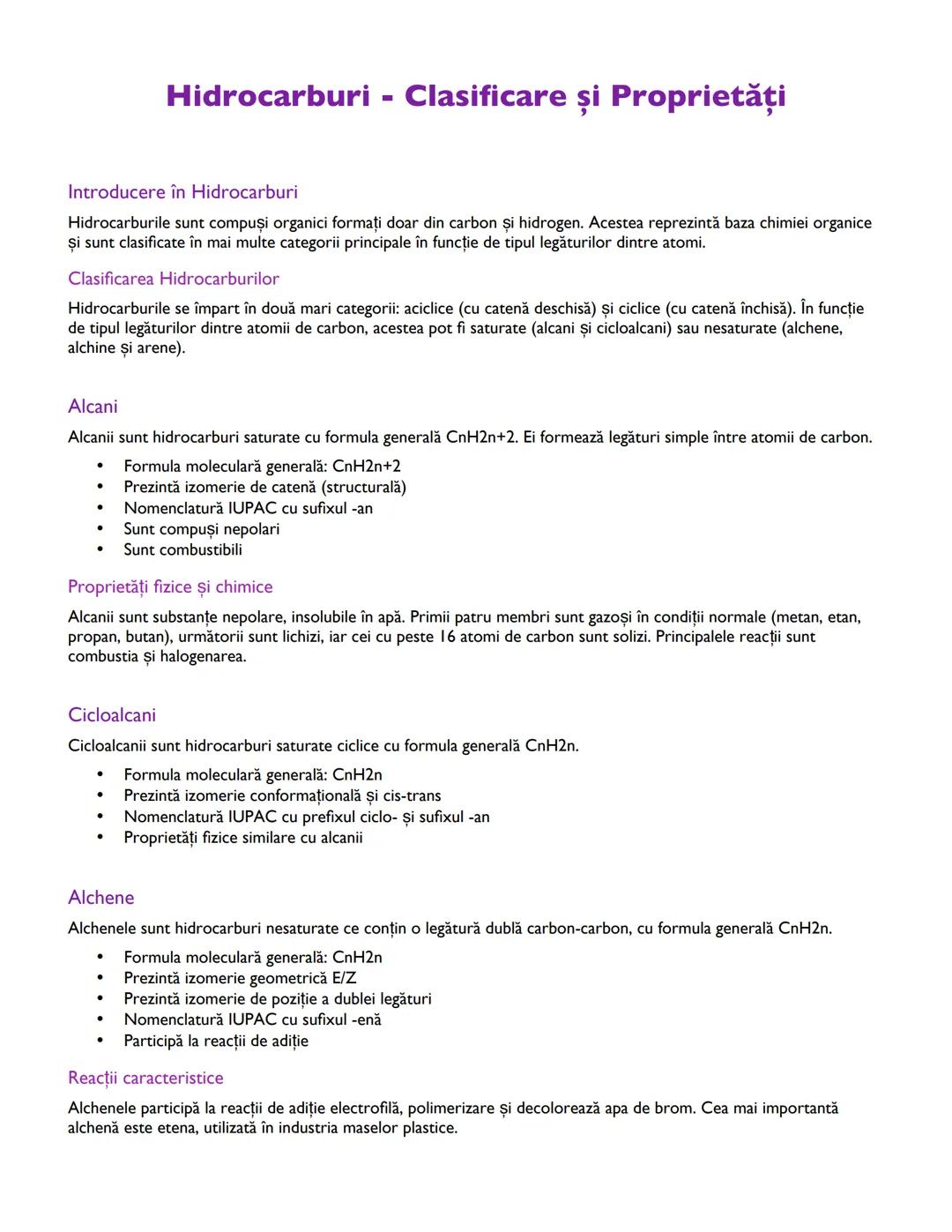 # Hidrocarburi - Clasificare și Proprietăți

Introducere în Hidrocarburi

Hidrocarburile sunt compuși organici formați doar din carbon și hi