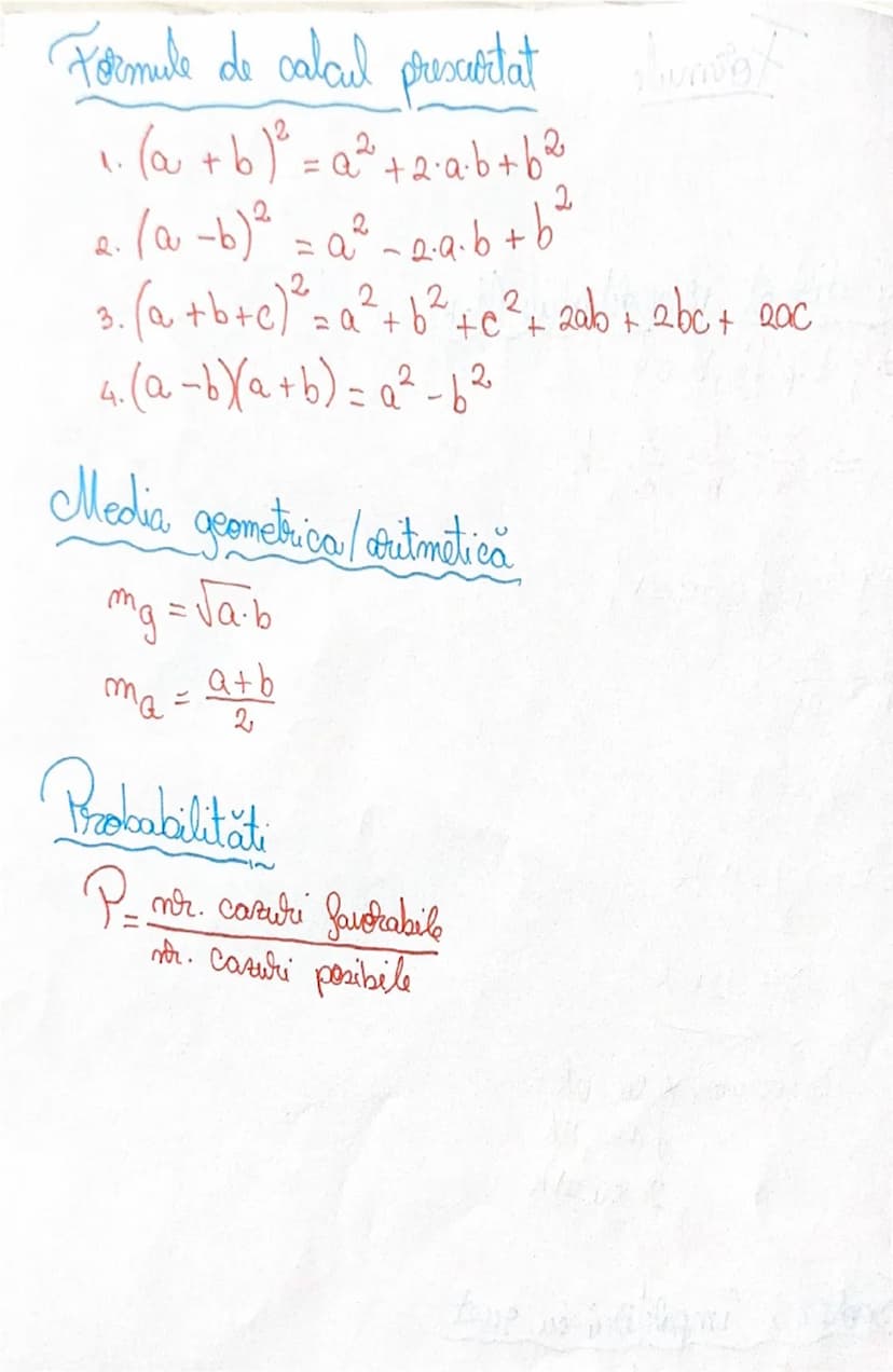 # Formule

Algebra:

Mărimi direct proporționale (d. p)
$\{x, y, z\}$ d.p $\{a, b, c\}$
$\implies \frac{x}{a} = \frac{y}{b} = \frac{z}{c} = 