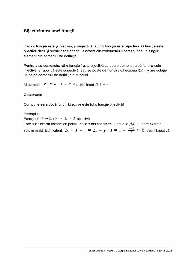 # Reprezentarea grafică a unei funcţii

O funcţie $f:A \rightarrow B$ se reprezintă grafic trasând perechile $(x, f(x))$ cu x din A sub
form
