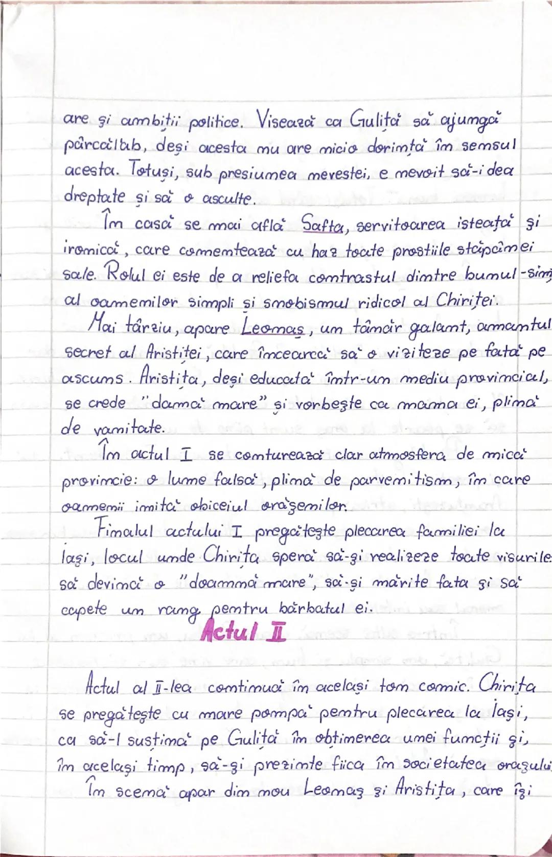 Chirita îm provimtie rezumat
actul I
de Vasile Alecscemdri

Actiumea piesei se petrece într-um orcigel de provime
din Moldova, în prima jumă