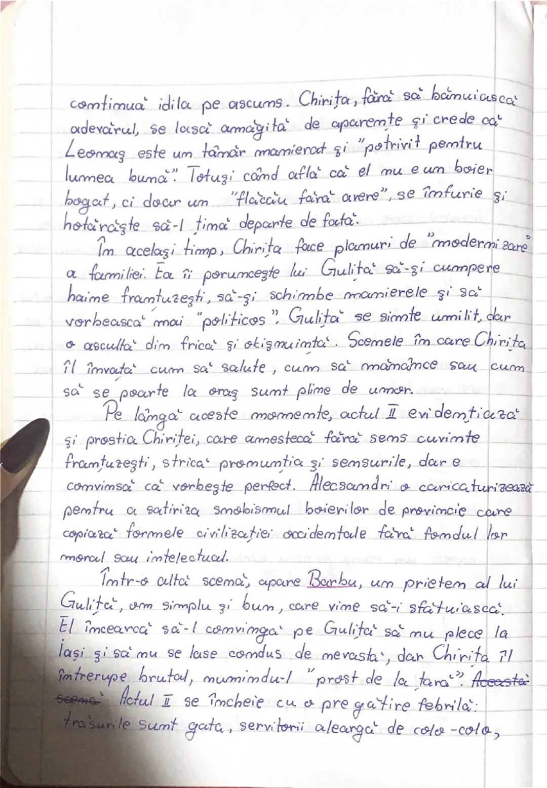 Chirita îm provimtie rezumat
actul I
de Vasile Alecscemdri

Actiumea piesei se petrece într-um orcigel de provime
din Moldova, în prima jumă