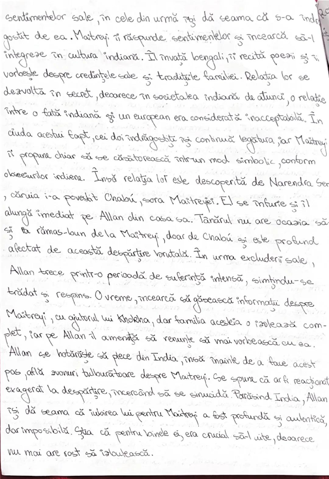 MAITREYI
de Mircea Eliade

Romanul începe cu sosirea lui Allan, un inginer român, in India,
unde este angajat la o companie britanică. Allan