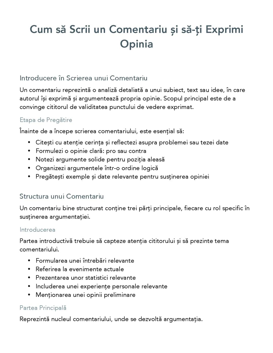 Cum să Scrii un Comentariu și să-ți Exprimi Opinia