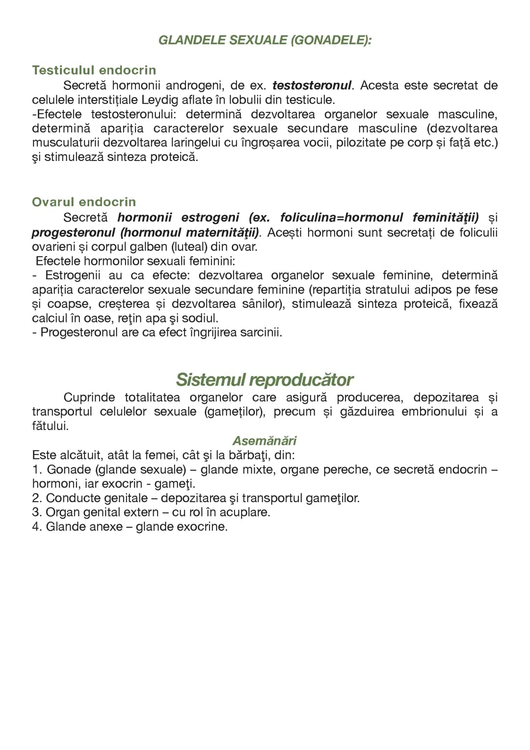 sisstemul reproducator 