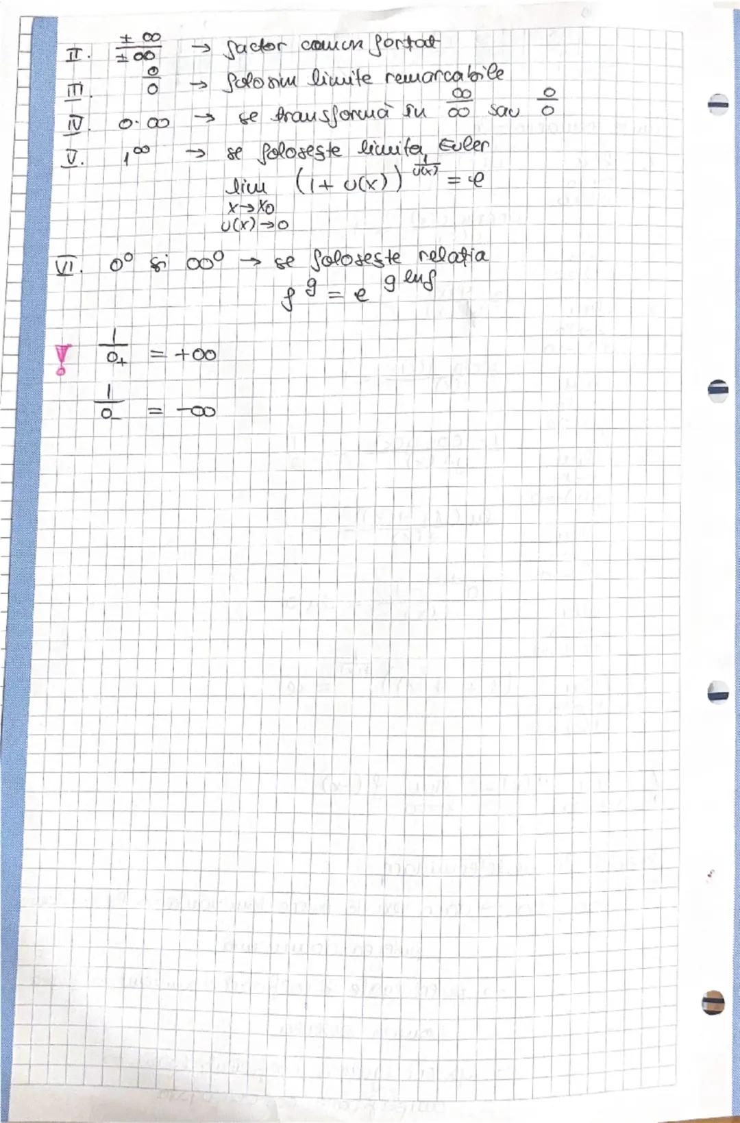 # LIMITE FUNET

Limite remarcabile:
1. lim $\frac{Sau (x)}{u(x)} = 1$
X Xo
u(x)→0

licu $\frac{ancsin u(x)}{u(x)} = 1$
XXo
u(x)
u(x)→0

2. l