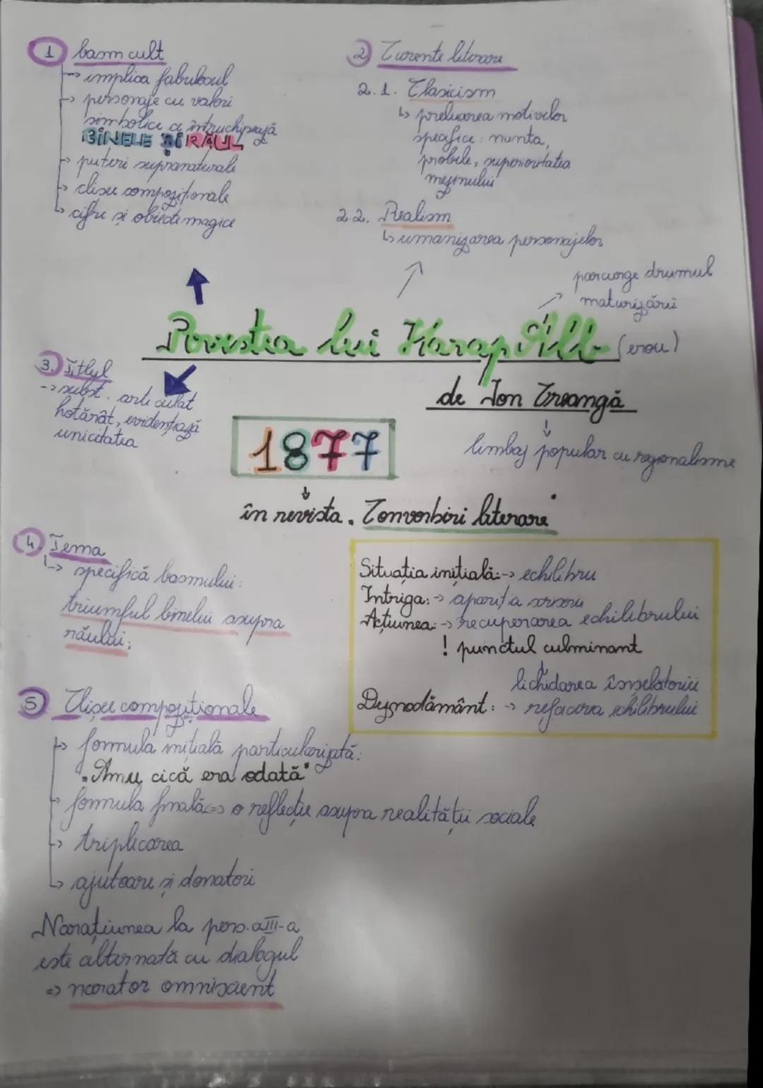 1 baom cult
implica fabuboul
personaje cu vabri
bolice ca
BINELE Și RAUL
puteri supranaturale
clisxe compositorale
cifru x obructe magice
↑
