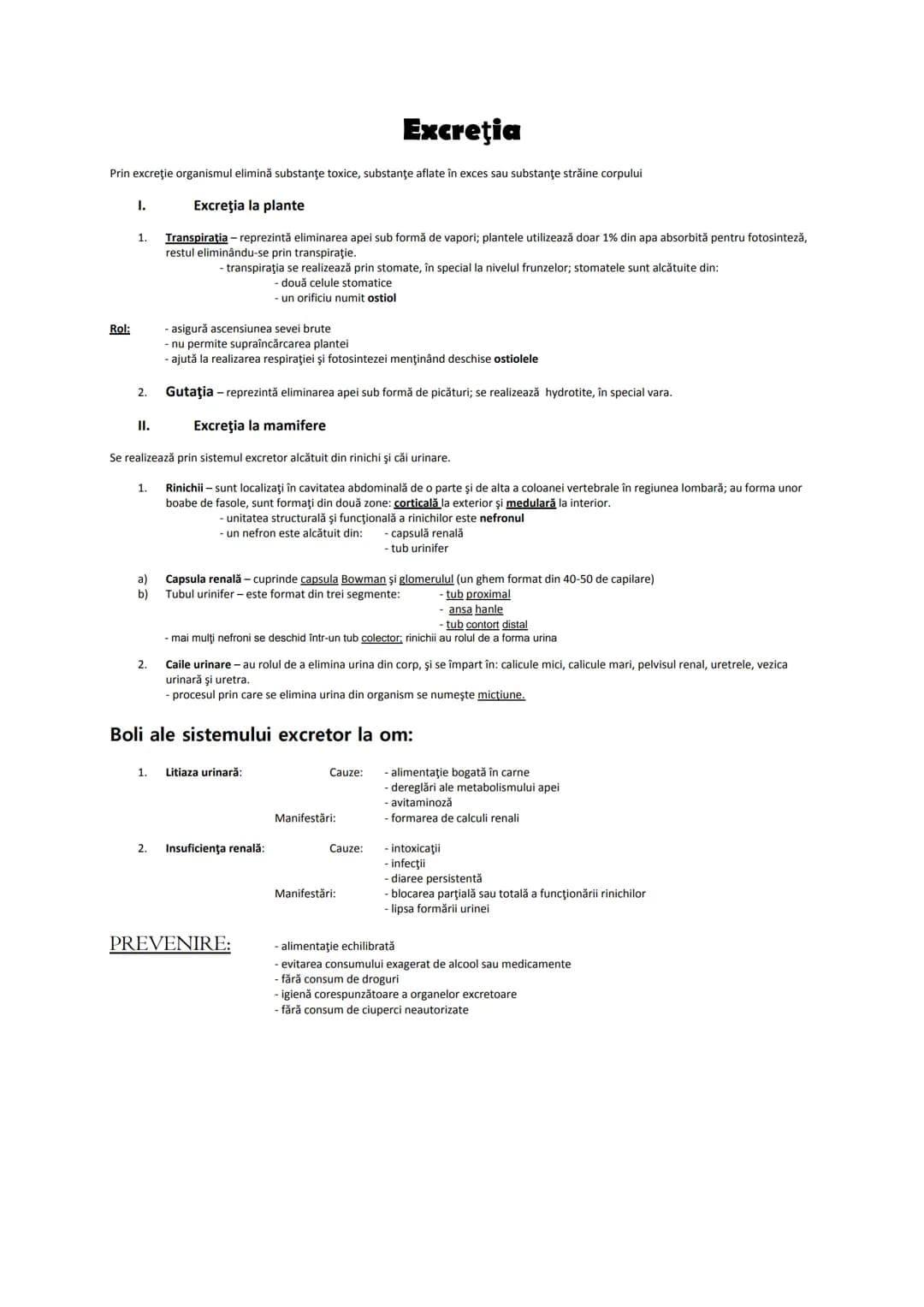# MATERIE BIOLOGIE CLASELE IX ŞI X
Clasa a IX-a
1. Celula şi diviziunea celulară
2. Ereditatea şi variabilitatea
3. Diversitatea lumii vii

