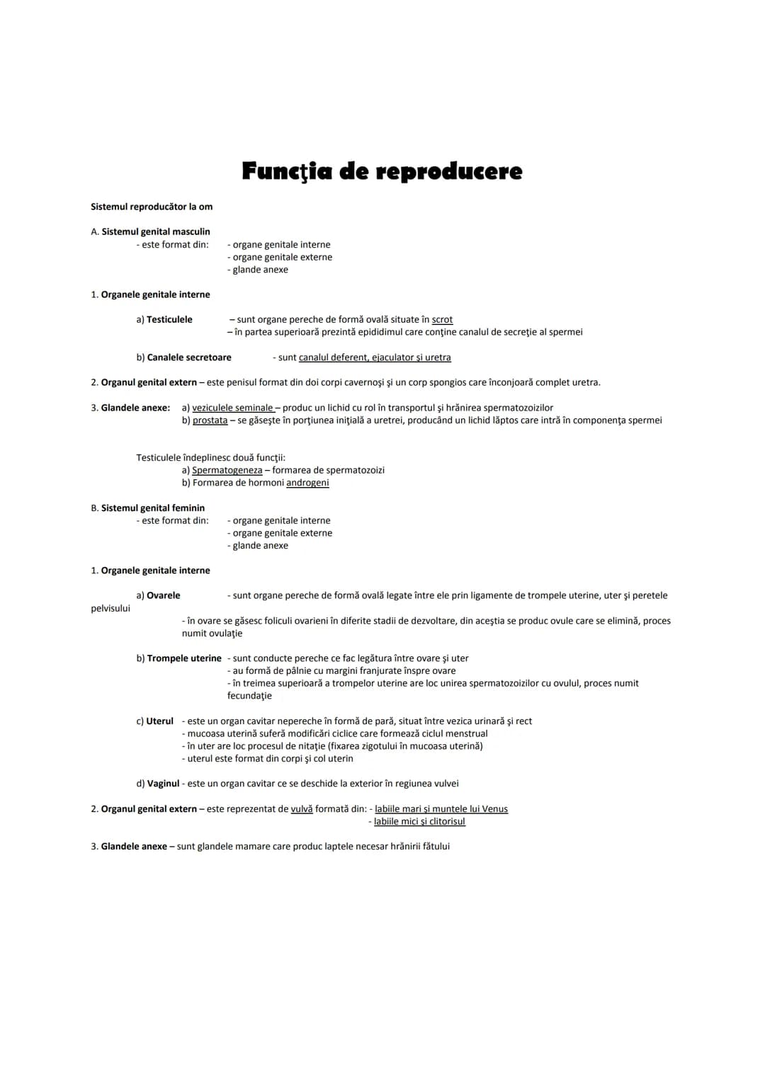 # MATERIE BIOLOGIE CLASELE IX ŞI X
Clasa a IX-a
1. Celula şi diviziunea celulară
2. Ereditatea şi variabilitatea
3. Diversitatea lumii vii

