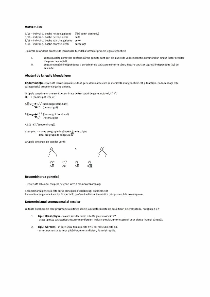 # MATERIE BIOLOGIE CLASELE IX ŞI X
Clasa a IX-a
1. Celula şi diviziunea celulară
2. Ereditatea şi variabilitatea
3. Diversitatea lumii vii

