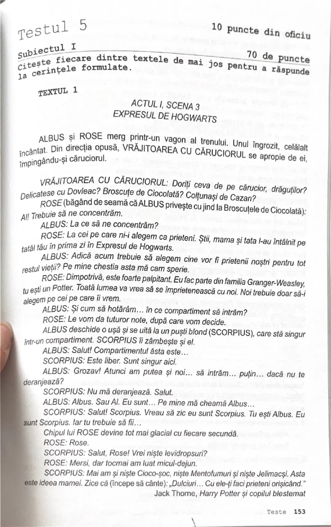 6 puncte
8. Crezi că prieteniile din adolescență sunt foarte intense? Motivează-ți răspunsul, în 50 - 100
de cuvinte, valorificând textul 2.