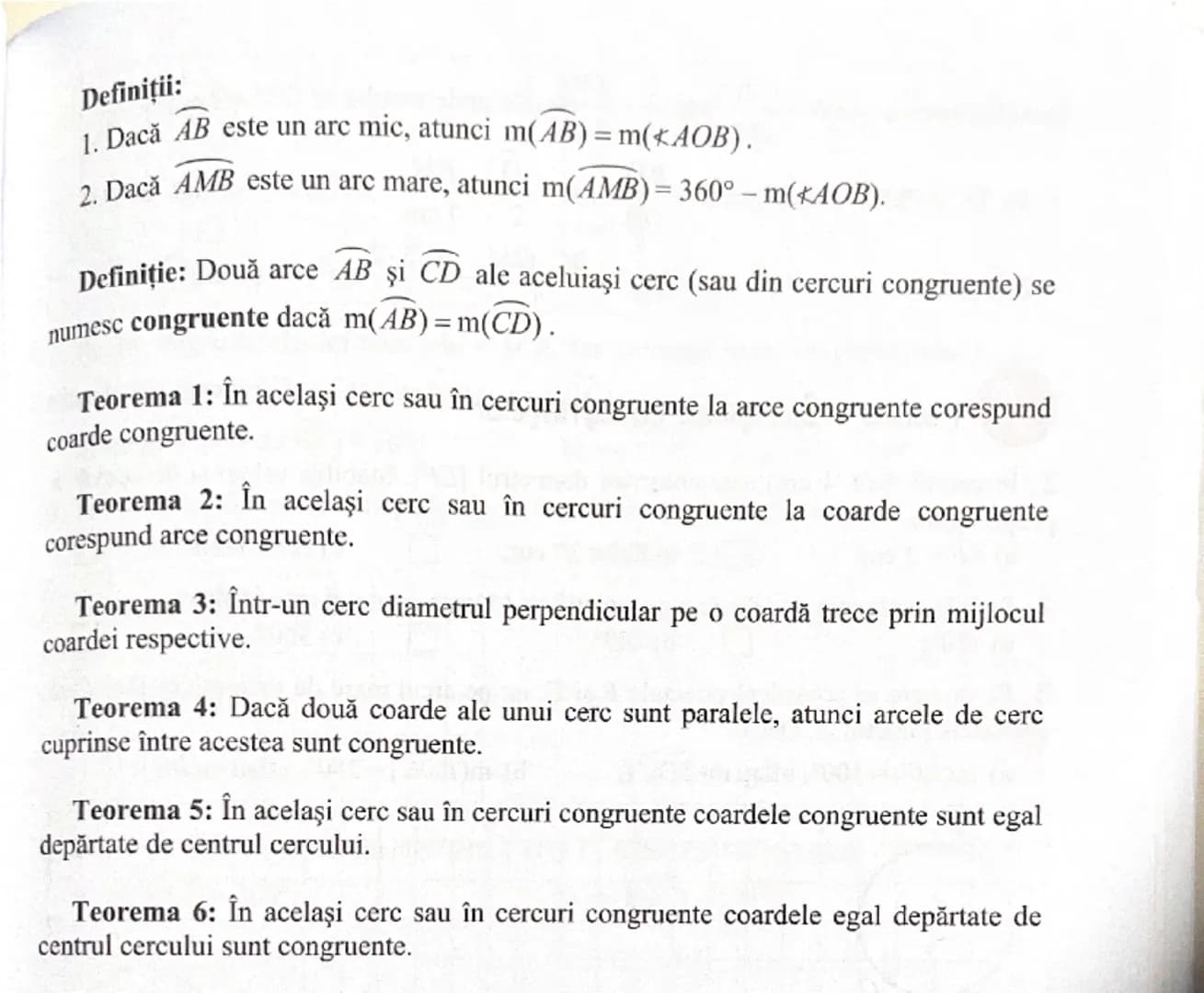 --- OCR Start ---
Competenţe specifice
CAPITOLUL IV
Cercul
• Recunoaşterea şi descrierea elementelor unui cerc, într-o configuraţie geometri