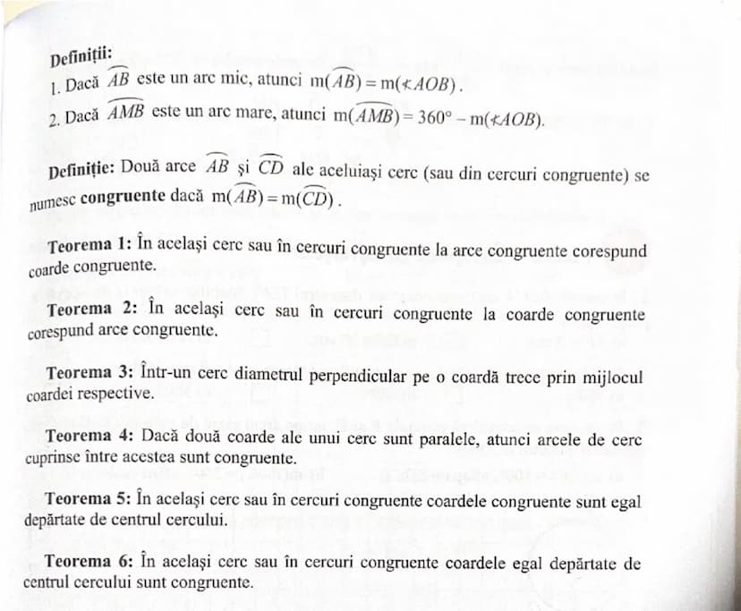 --- OCR Start ---
Competenţe specifice
CAPITOLUL IV
Cercul
• Recunoaşterea şi descrierea elementelor unui cerc, într-o configuraţie geometri