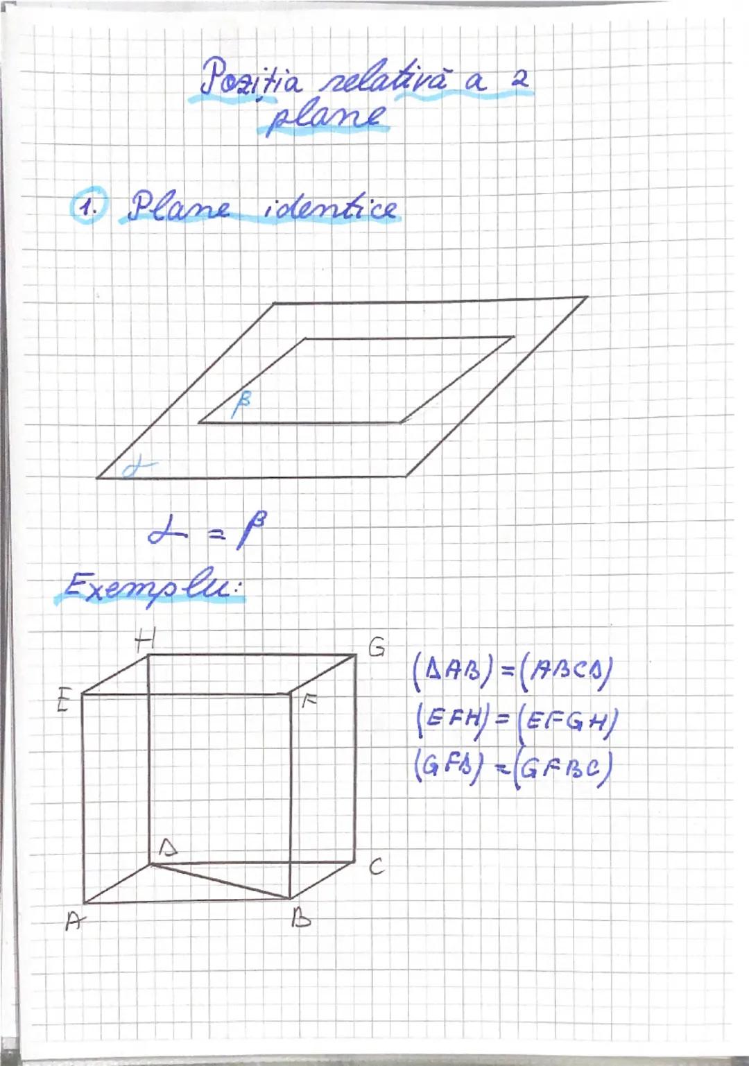 # Unghiul la 2 drepte în
# spațiu
1. Dacă cele 2 drepte sunt complementare

$ \angle (a, b) $ sau $ \widehat{a, b} $ este cel mai mic
$ \neq
