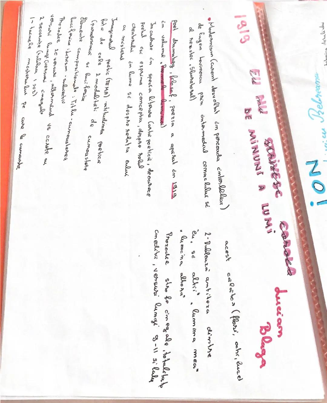 --- OCR Start ---
LUCEAF ARUL
*
CURENT LITERAL - ramamtism
POEM -Ecpare textuale, epec, liric, dramatic
IiTLU, Luccafazul simbol al
amccitat