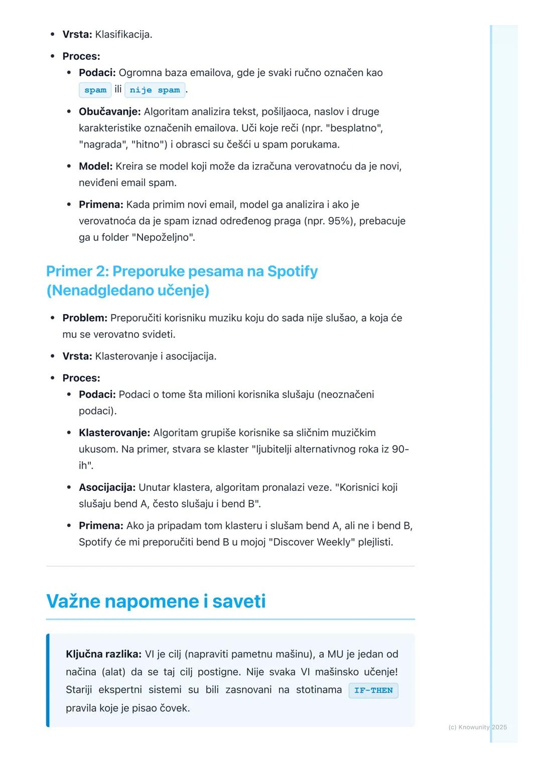 # Veštačka inteligencija i
mašinsko učenje

Uvod u veštačku inteligenciju (VI)

Veštačka inteligencija je široka oblast računarstva koja se 