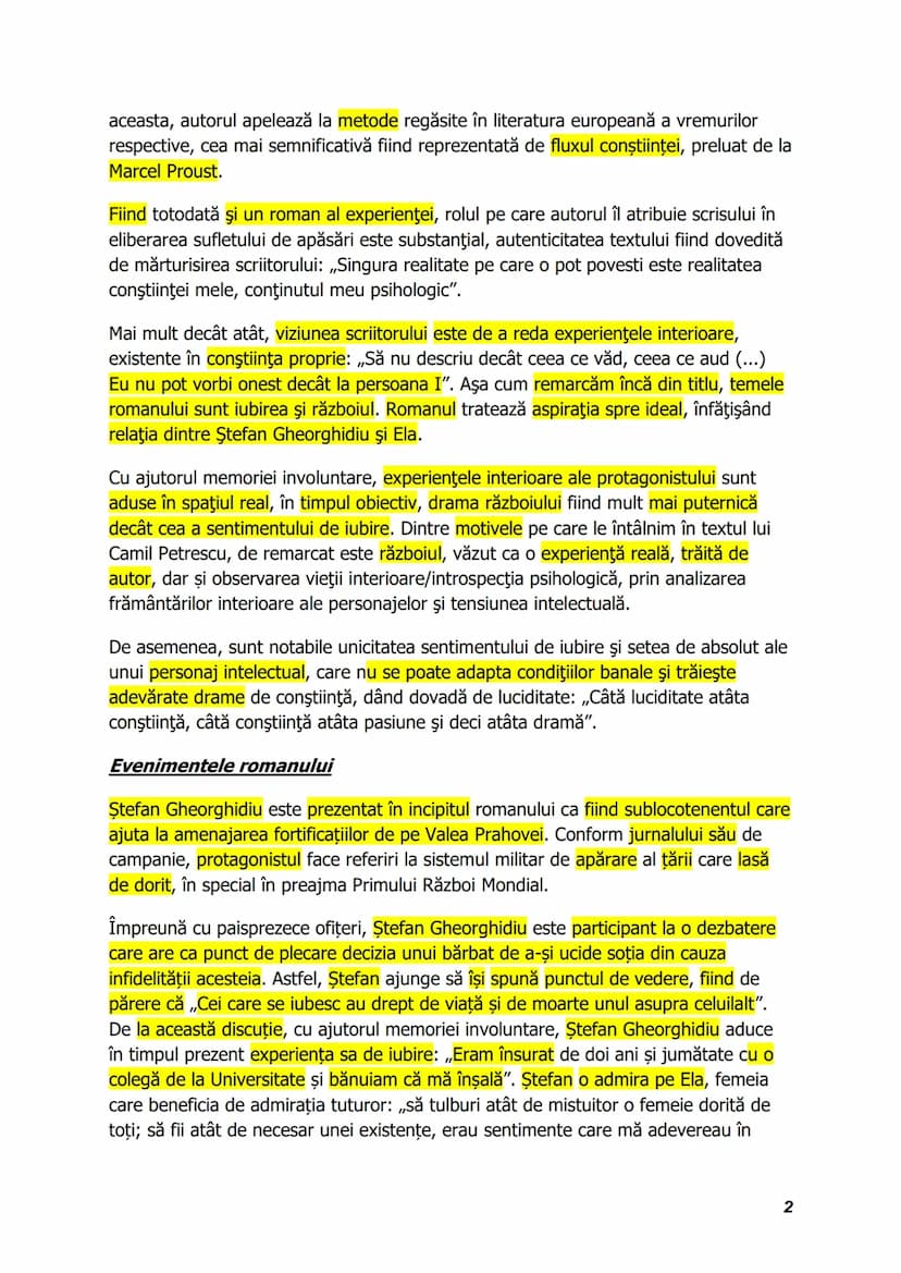# "Ultima noapte de dragoste, întâia
noapte de război”, de Camil
Petrescu

Date despre autor si operă

Camil Petrescu este o personalitate i