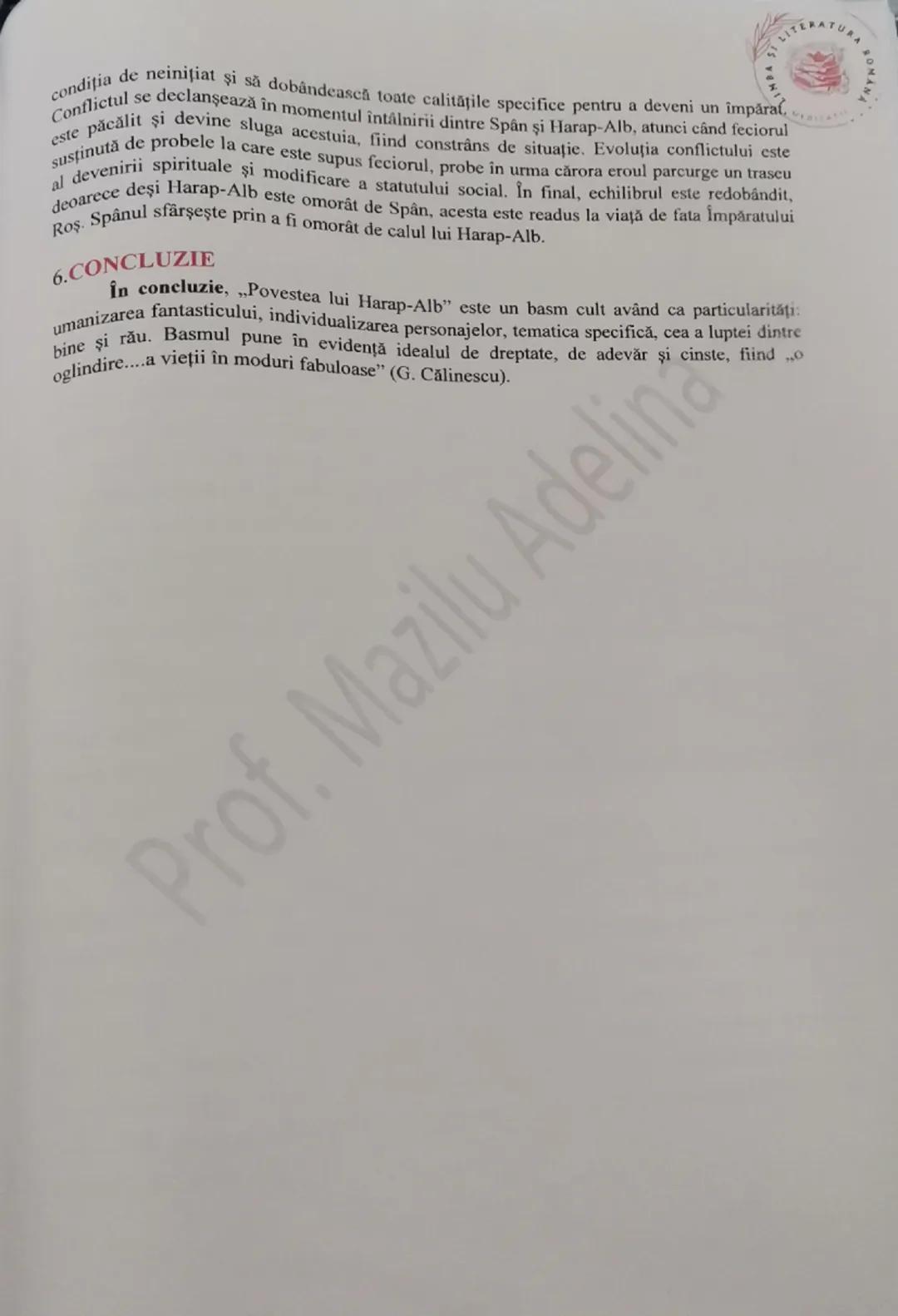 LITERATURA
2
Personajele basmului
vestea lui Harap-2

Povestea lui Harap-Alb
-particularități de construcție a basmului-

1. INTRODUCERE-SIT