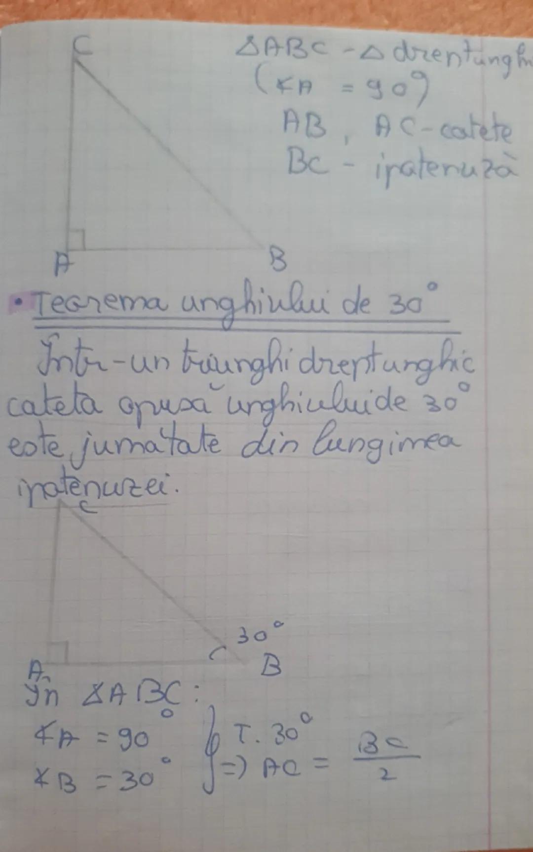 Inegalitate între
elementele triunghiului
• In orice triunghi la latura
mai mare se opune unghicel
mare
mai
• I'm orice triunghi la unghiul
