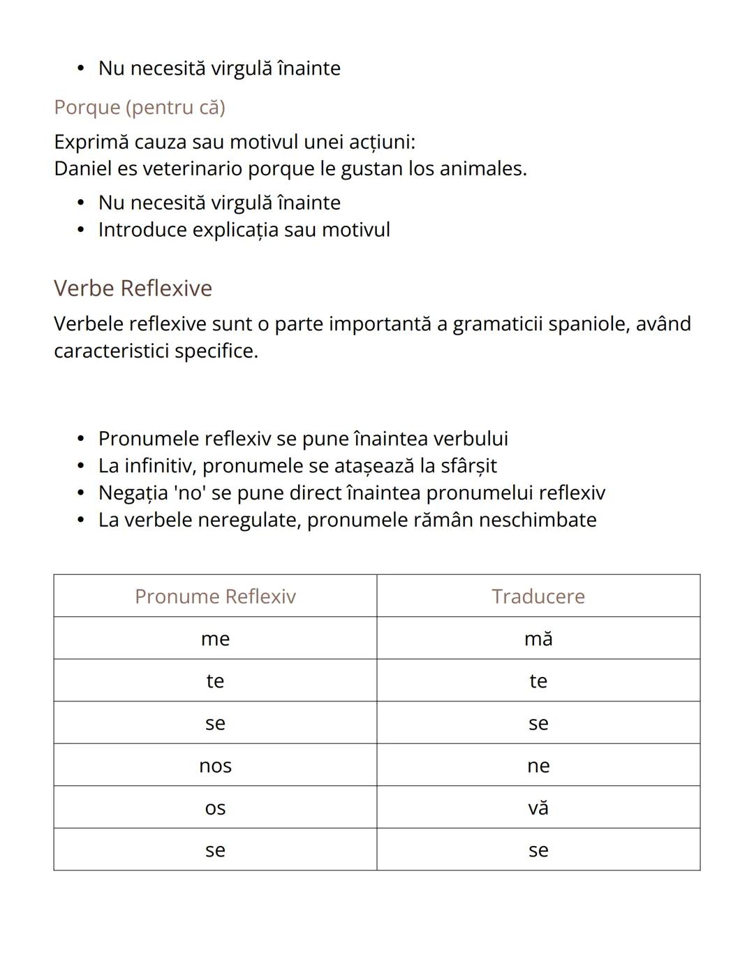 # Gramatica Spaniolă - Note
Comprehensive

Prepoziții în Limba Spaniolă
Prepoziția 'a' are utilizări specifice în limba spaniolă, fiind esen
