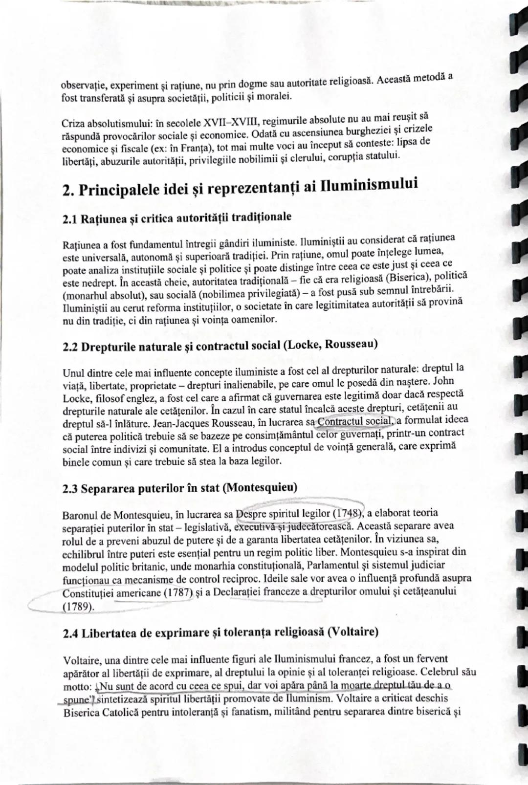 OLIMPIADA NATIONALA DE ISTORIE
EPOCA LUMINATA
1. Introducerea în Iluminism
1.1 Definiția și perioada istorică
Iluminismul sau Epoca Luminilo
