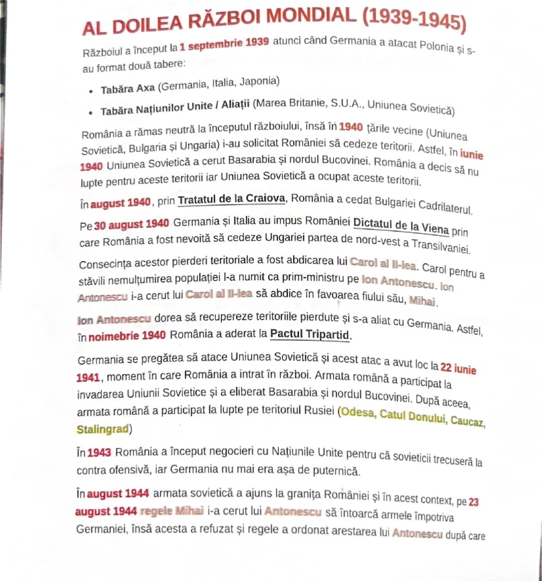 Al doilea razboi mondial