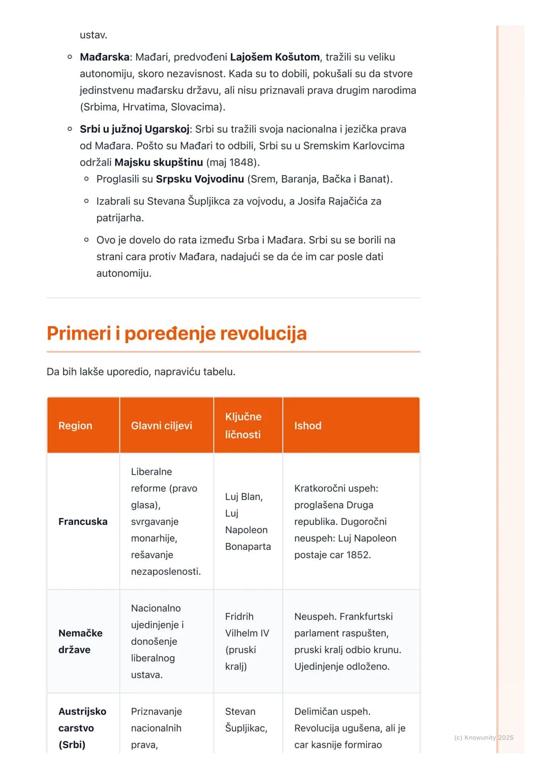 # Revolucije 1848. godine

## Uvod u revolucije 1848. godine

Revolucije 1848-1849. godine su bile niz pobuna koje su zahvatile skoro celu
E