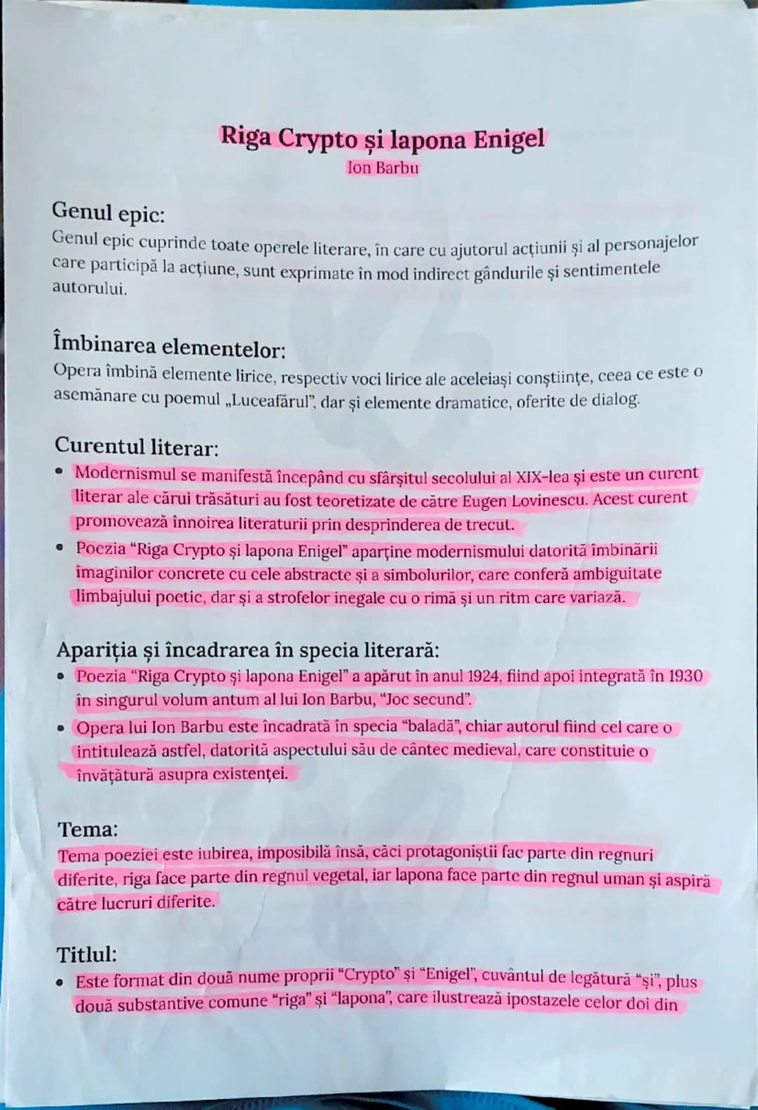 --- OCR Start ---
text.
• Atât articularea substantivelor, cât și numele proprii denotă unicitatea celor doi.
Compoziția exterioară:
• Balad